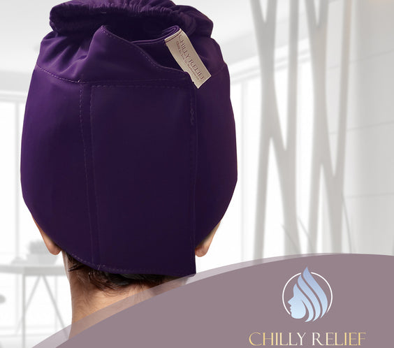 360° Migraine Relief Headache Cap – Hot & Cold Therapy Ice Pack Hat for Migraines, Stress, Fever & Dark Circles – For Women & Men