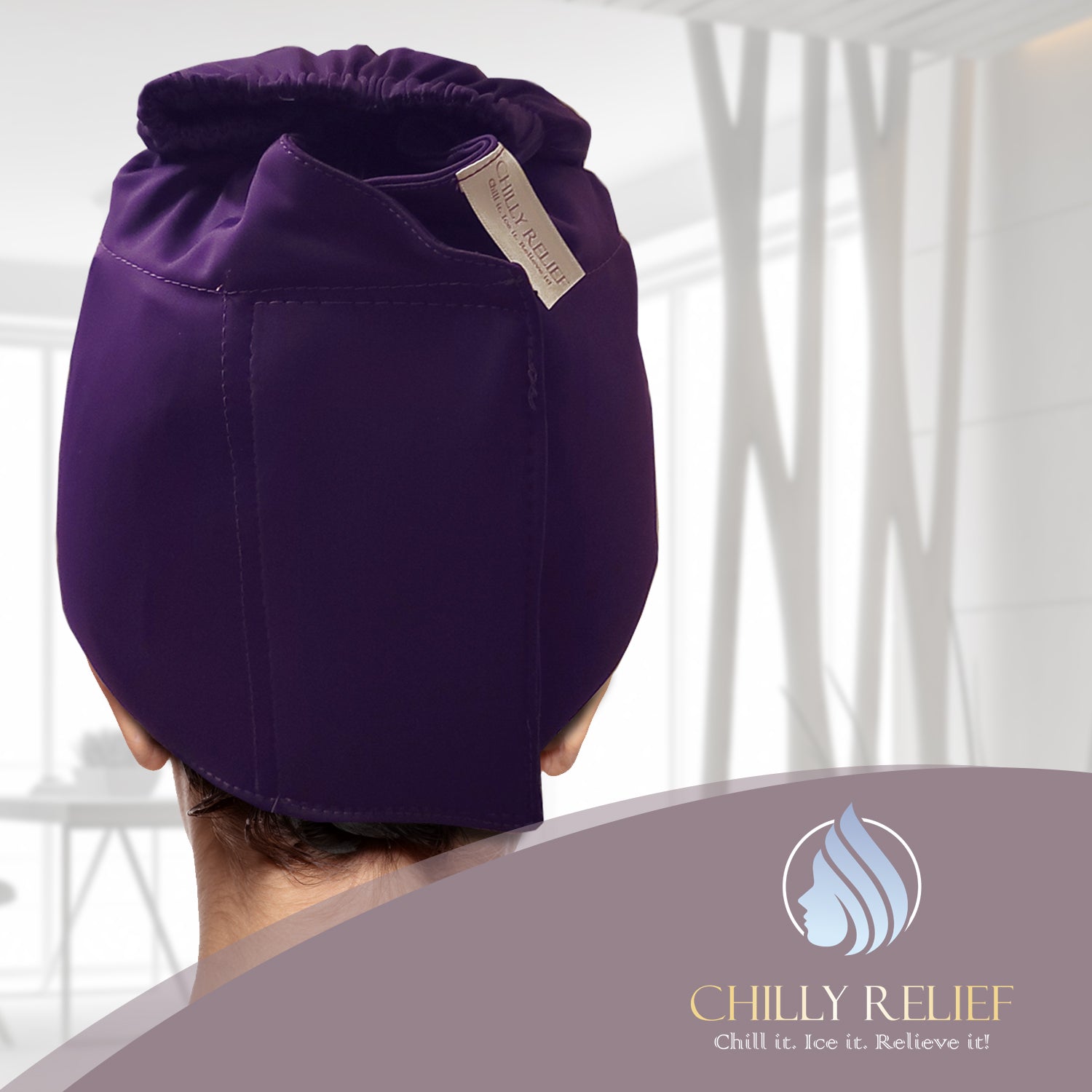 360° Migraine Relief Headache Cap – Hot & Cold Therapy Ice Pack Hat for Migraines, Stress, Fever & Dark Circles – For Women & Men