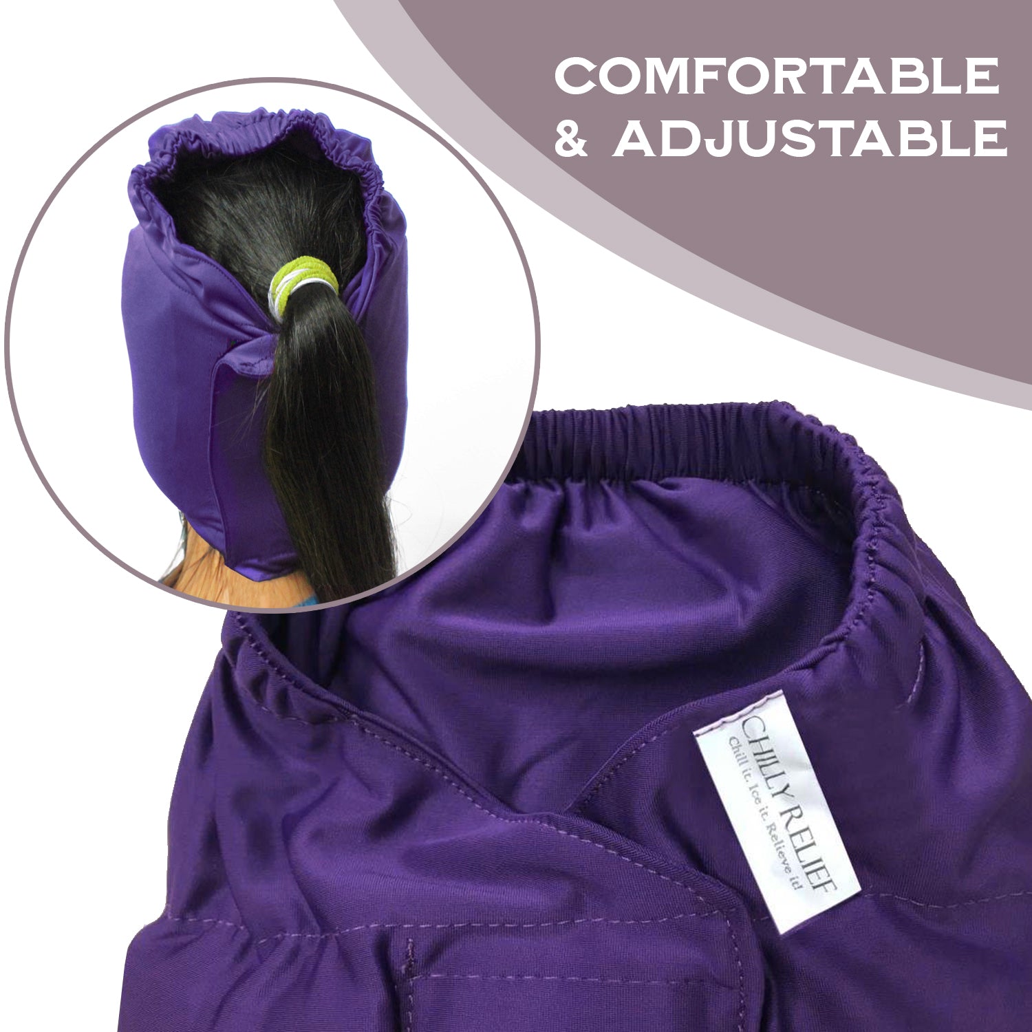 360° Migraine Relief Headache Cap – Hot & Cold Therapy Ice Pack Hat for Migraines, Stress, Fever & Dark Circles – For Women & Men