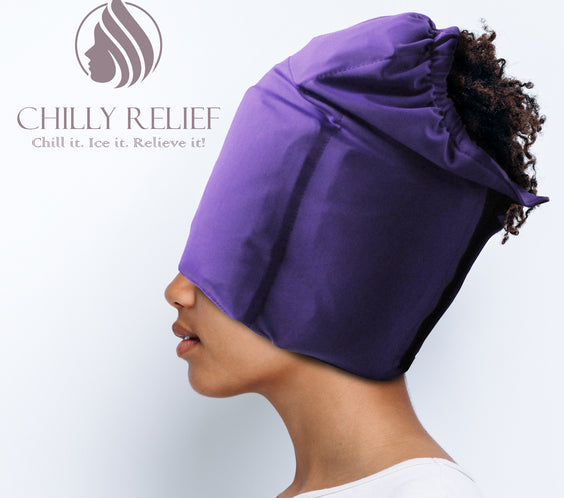 360° Migraine Relief Headache Cap – Hot & Cold Therapy Ice Pack Hat for Migraines, Stress, Fever & Dark Circles – For Women & Men