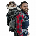 K9 Sport Sack Kolossus - XL, Black - The Big Dog Backpack - Ideal for Dogs 26-29” Long - Fully Adjustable Pet Carrier - Doubles as a Professional-Grade 60L Hiking Pack