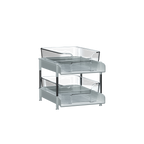 Unique Gifts By Leticia 2-Pack & 3-Pack Clear 2-Tier Under Sink Organizer – Stackable Pull-Out Storage Bins for Bathroom